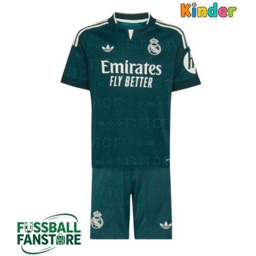 Real Madrid Denzel Dumfries #24 Replik Auswärtstrikot Kinder 2026-27 Kurzarm (+ Kurze Hosen)